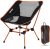 MARCHWAY Ultralight Folding Camping Chair, Heavy Duty Portable Compact for Outdoor Camp, Travel, Beach, Picnic, Festival, Hiking, Lightweight Backpacking (Orange)