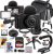 Sony ZV-1F Content Creator’s Ultimate Kit: 128GB Extreme Memory, Mic, Video Light, Editing Software U-Grip, and Tripod Bundle (21pc)