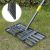 Lawn Leveling Rake with Smooth Edge,Heavy Duty 17″x10″ Lawn Leveling Rake with 5FT Adjustable Handle for Yard Garden Lawn Leveling, Soil Sand Spreading Dirt Top Dressing, Small Lawn Level Tool